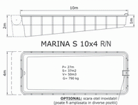 Piscina Marina 10 x 4 R